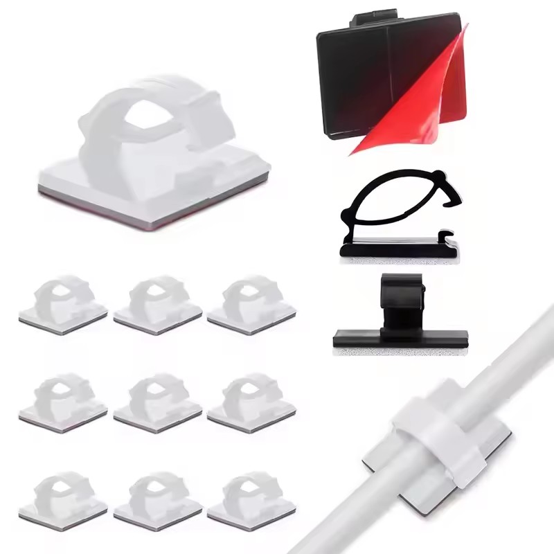 Cable Organizer - Pengikat Kabel Pengisi Daya Mobil, Klip