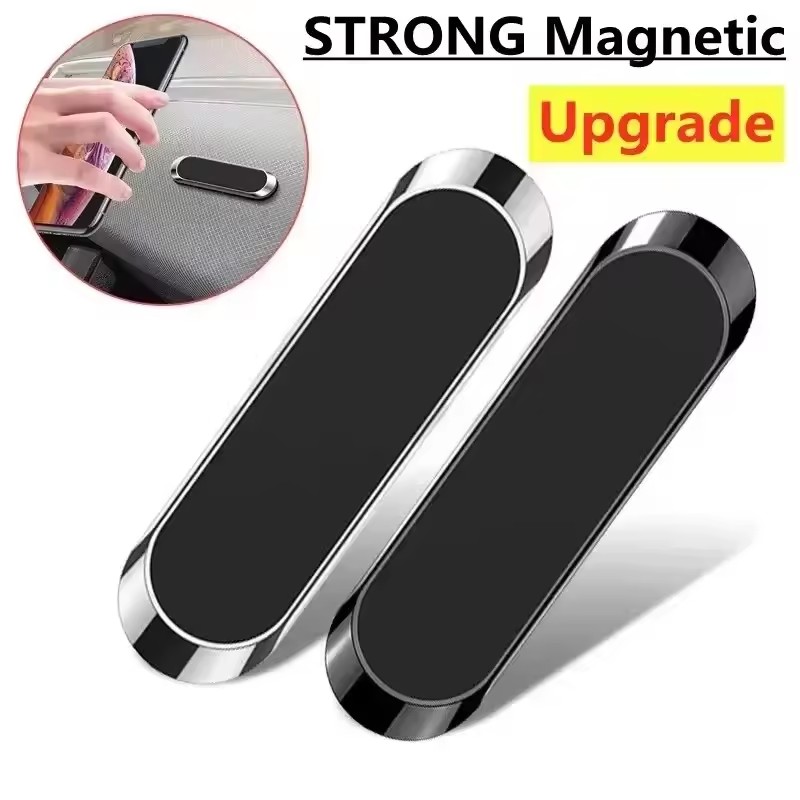 Phone Holder - Penyangga Ponsel Magnetik Logam Strip, Penyangga