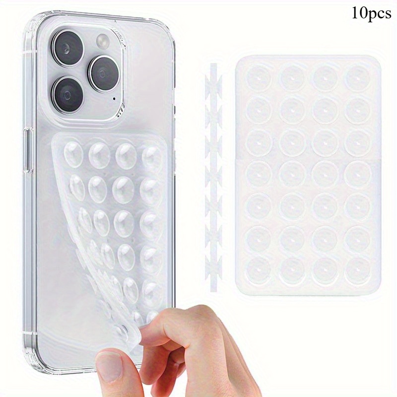 Phone Holder - 10Pcs Penyangga Ponsel Silikon Dua Sisi