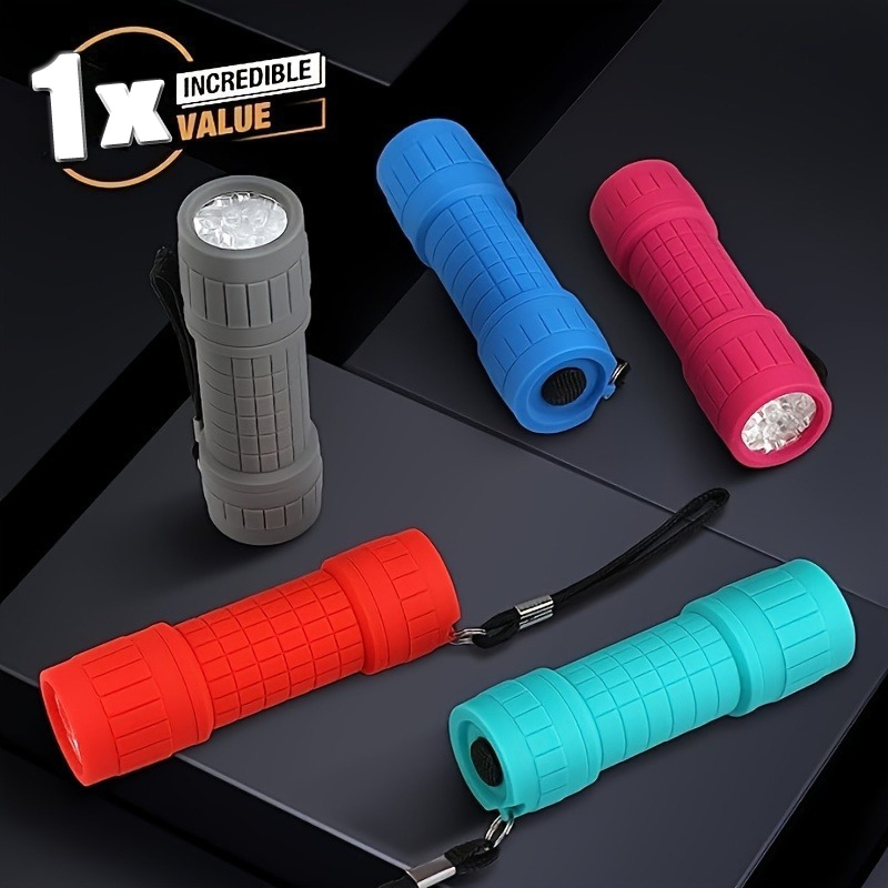 Power Bank - Senter Portabel Mini Sembilan Manik-manik Lampu