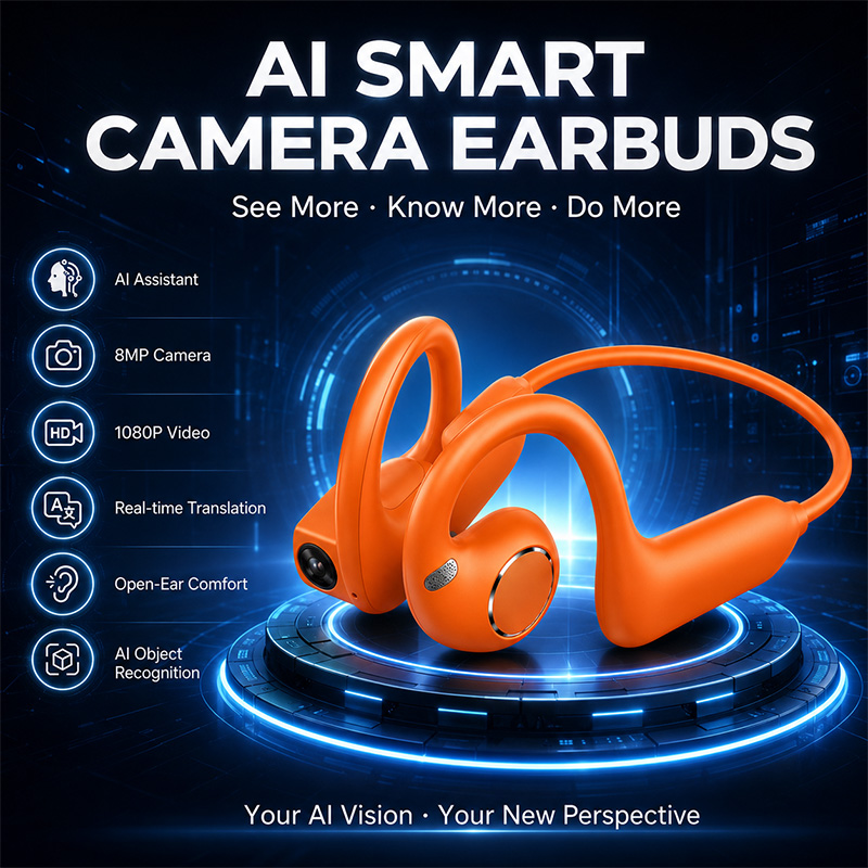 Headphones Wireless - Earphone Pintar Baru 2026 Efek Suara