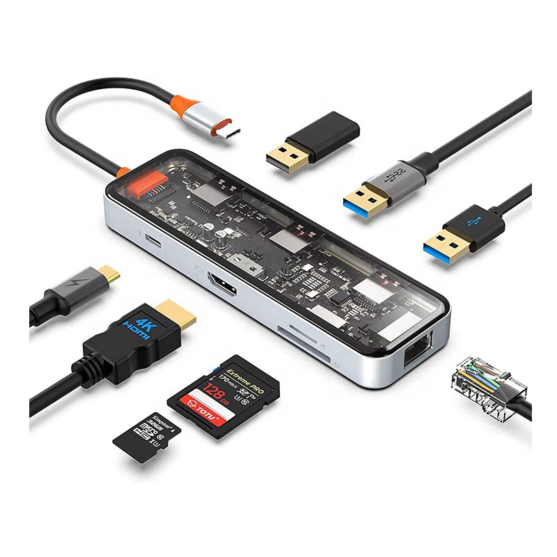 Hub USB-C dengan port 4K, Ethe - Usb Hub ulasan dan harga