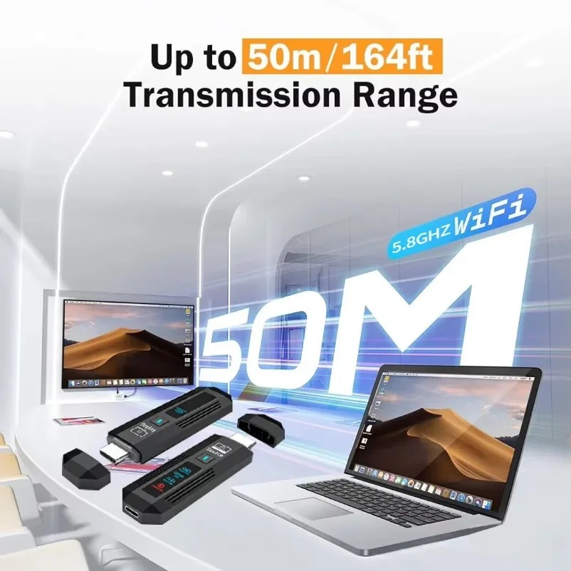 Extender Nirkabel Kompatibel d - Hdmi Adapter ulasan dan harga