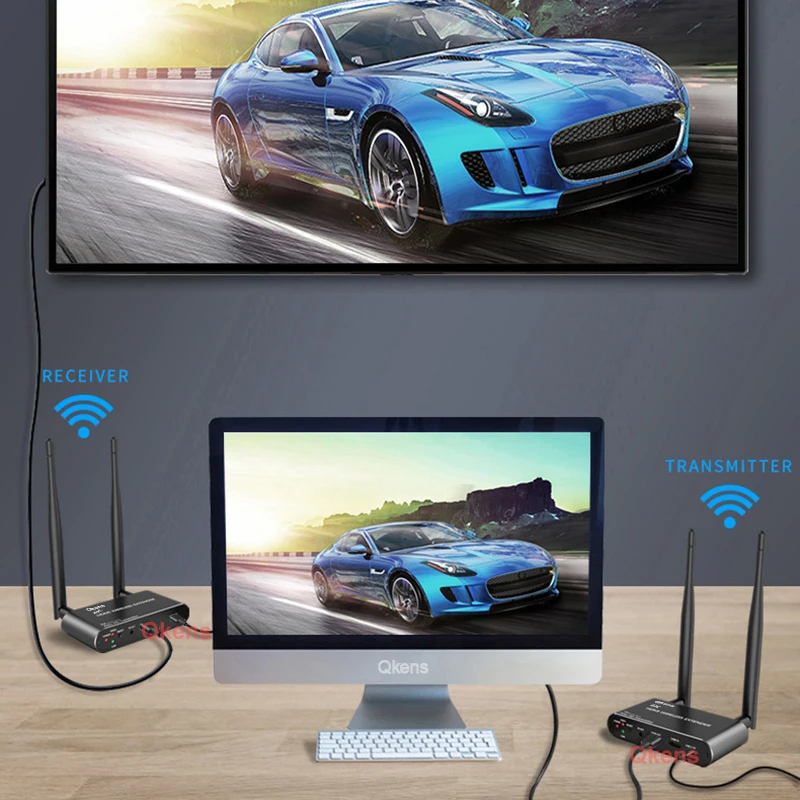Pengirim dan Penerima Video HD - Hdmi Adapter ulasan dan harga