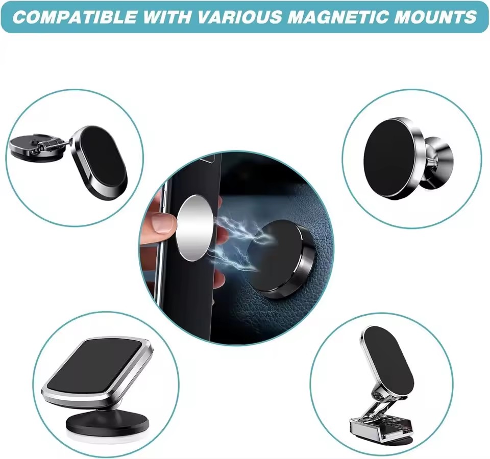 1/50Pcs Pelat Logam Magnetik U - Phone Holder ulasan dan harga