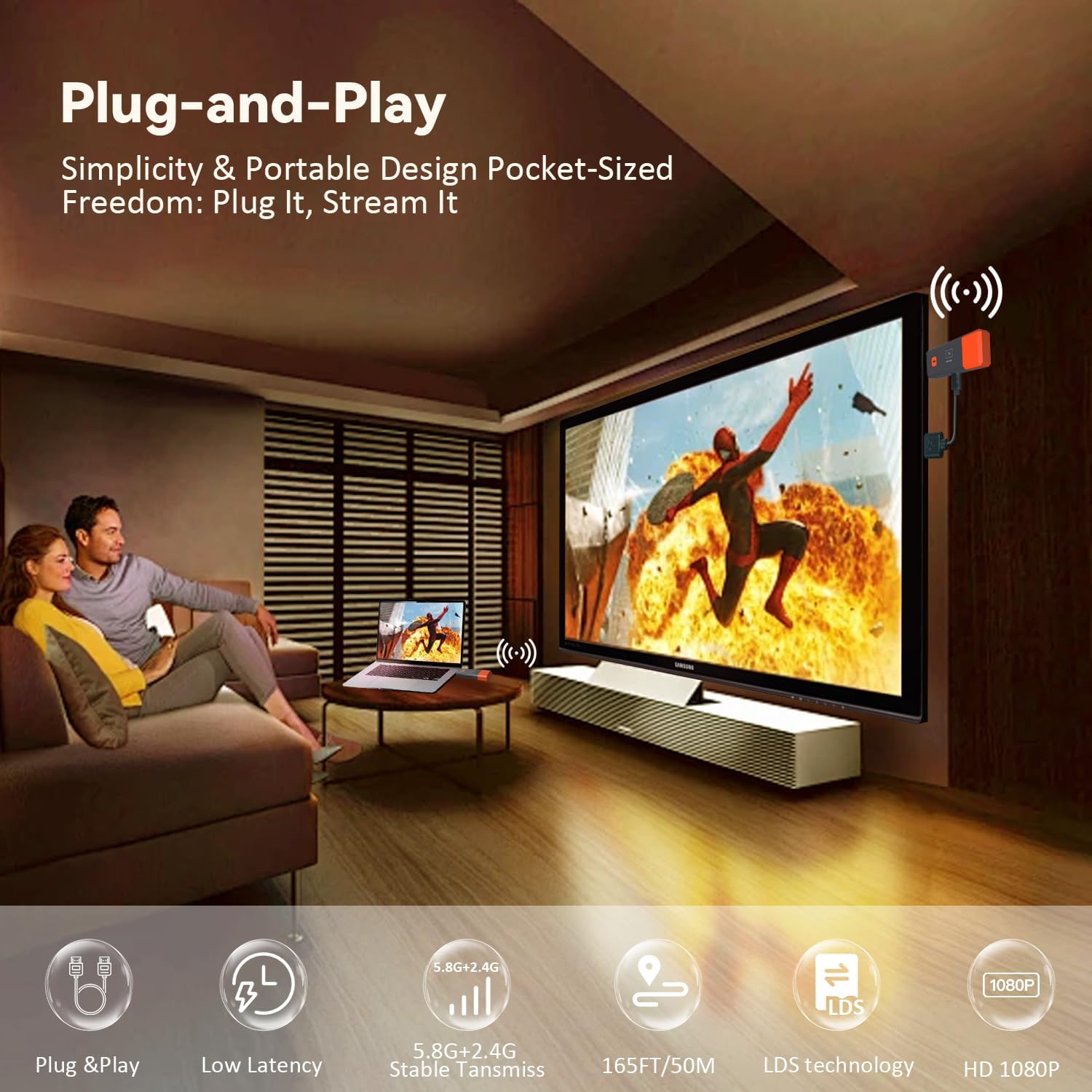Pemancar Video Transmisi Nirka - Hdmi Adapter ulasan dan harga