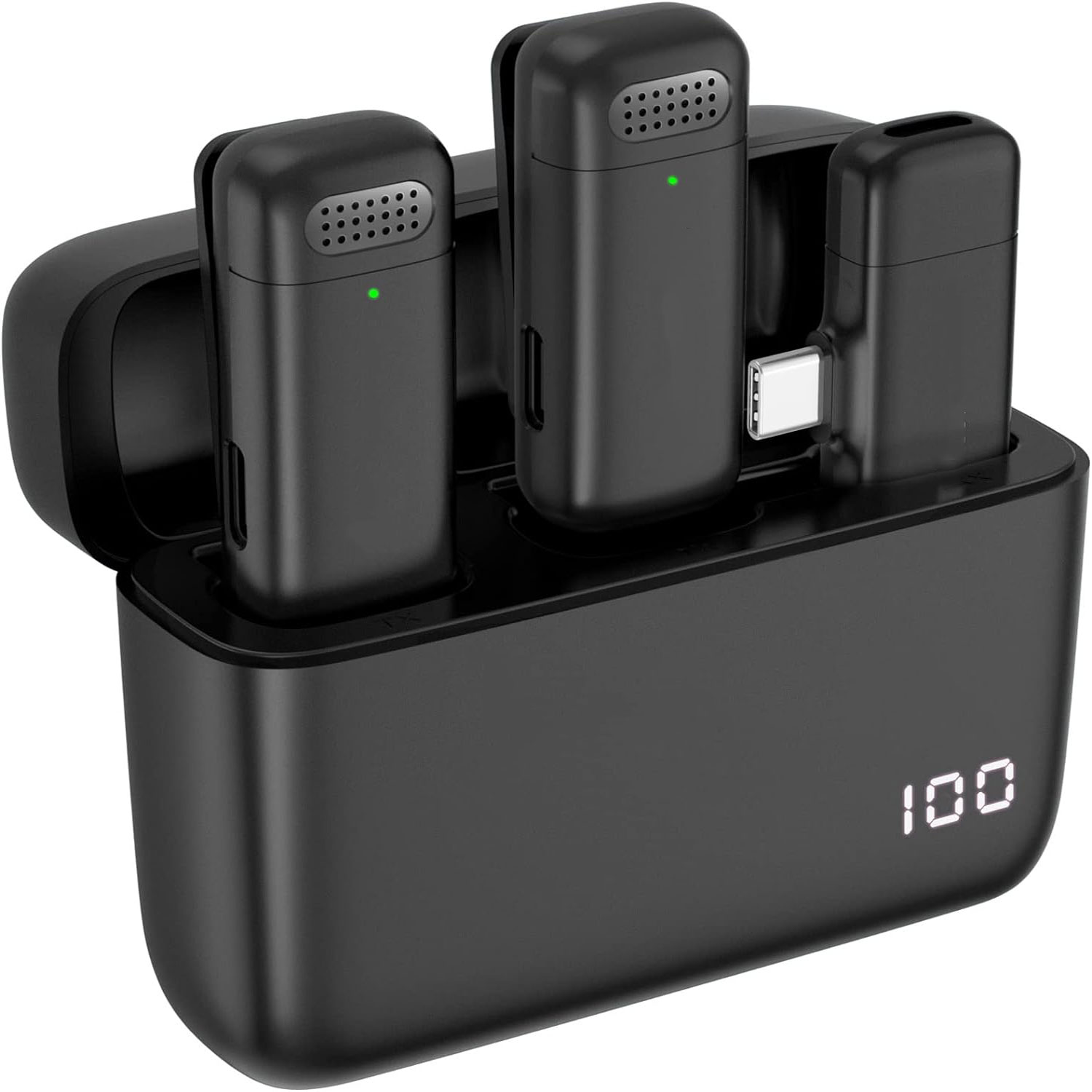 2 Paket Mikrofon Lapel Nirkabe - Wireless Charger ulasan dan harga