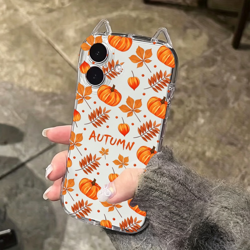 Casing Ponsel Motif Daun Gugur - Usb Charger ulasan dan harga