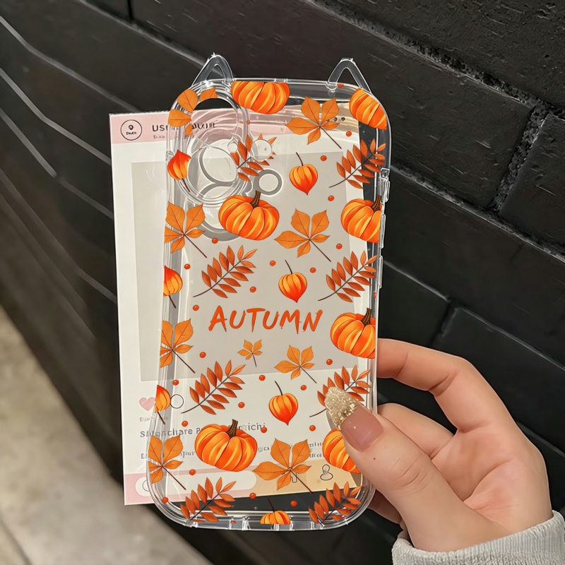 Casing Ponsel Motif Daun Gugur - Usb Charger ulasan dan harga