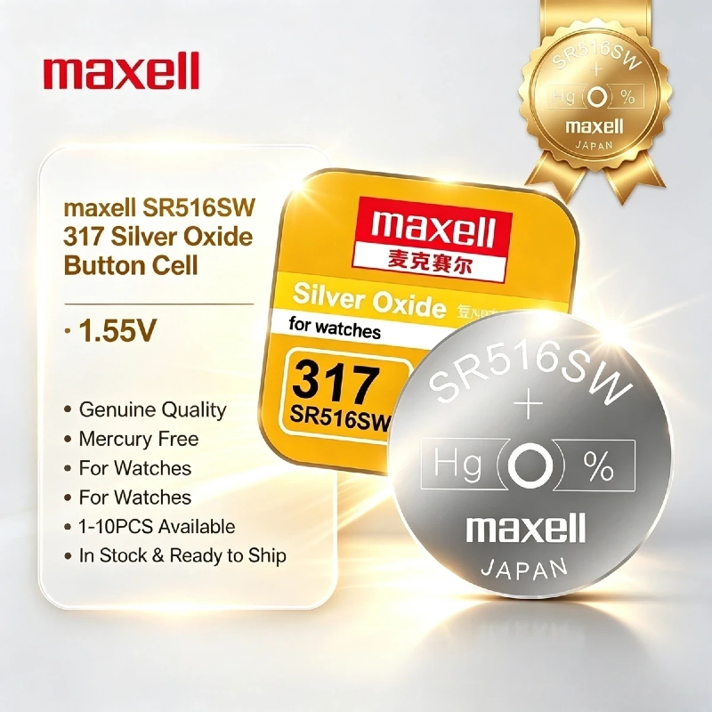 Maxell SR516SW 317 Baterai Kan - Electronics And Gadgets Ce ulasan dan harga