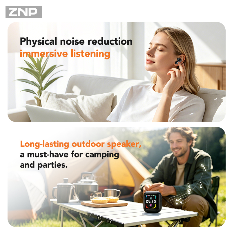 ZNP N04, Earbud Nirkabel TWS d - Wireless Charger ulasan dan harga