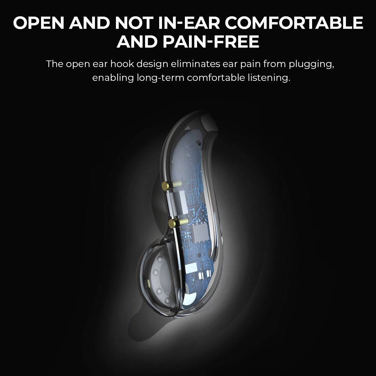 Headphone Bluetooth Open-ear H - Headphones Wireless ulasan dan harga