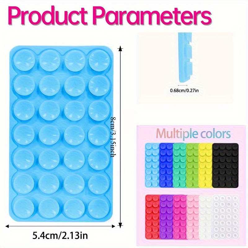 10Pcs Penyangga Ponsel Silikon - Phone Holder ulasan dan harga