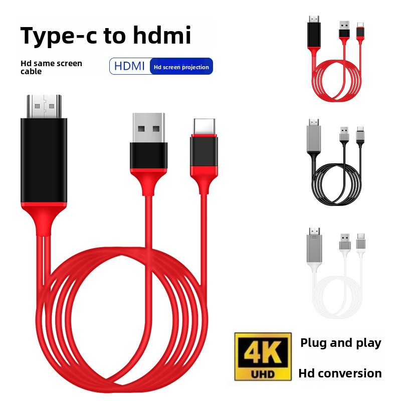 Adaptor 2M 4K Type-C ke HDMI d - Hdmi Adapter ulasan dan harga