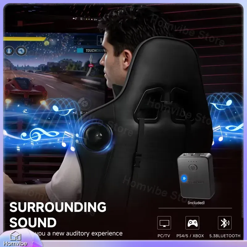 Kursi Gaming Ergonomis dengan  - Bluetooth Speaker ulasan dan harga