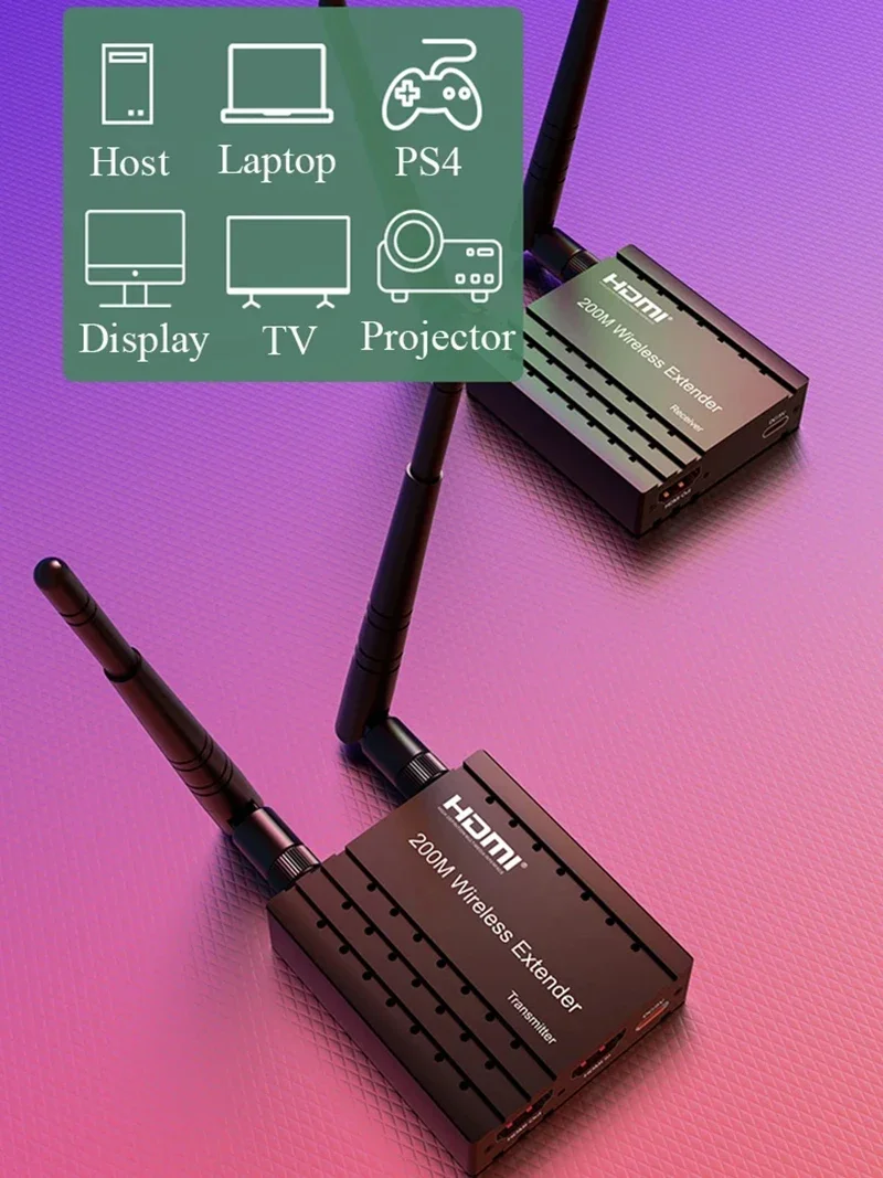 Pemancar dan Penerima Video HD - Hdmi Adapter ulasan dan harga