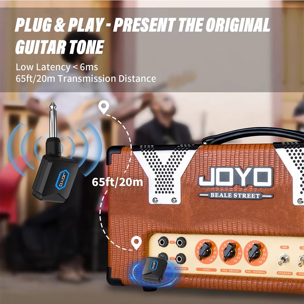 JOYO JW-06 Sistem Gitar Nirkab - Wireless Charger ulasan dan harga