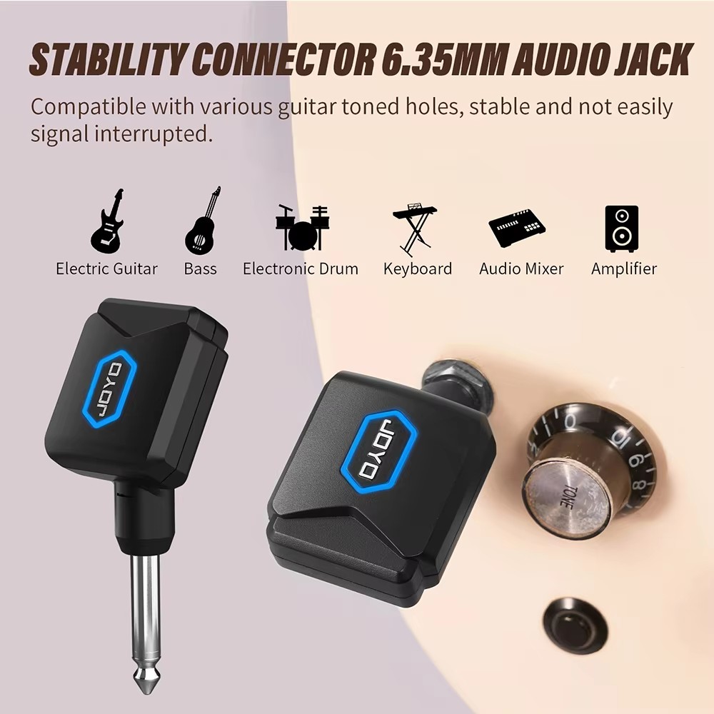JOYO JW-06 Sistem Gitar Nirkab - Wireless Charger ulasan dan harga