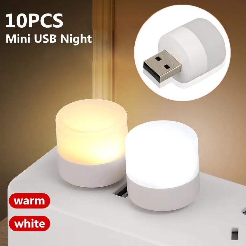 1/10 Buah Lampu Malam Mini USB - Usb Hub ulasan dan harga