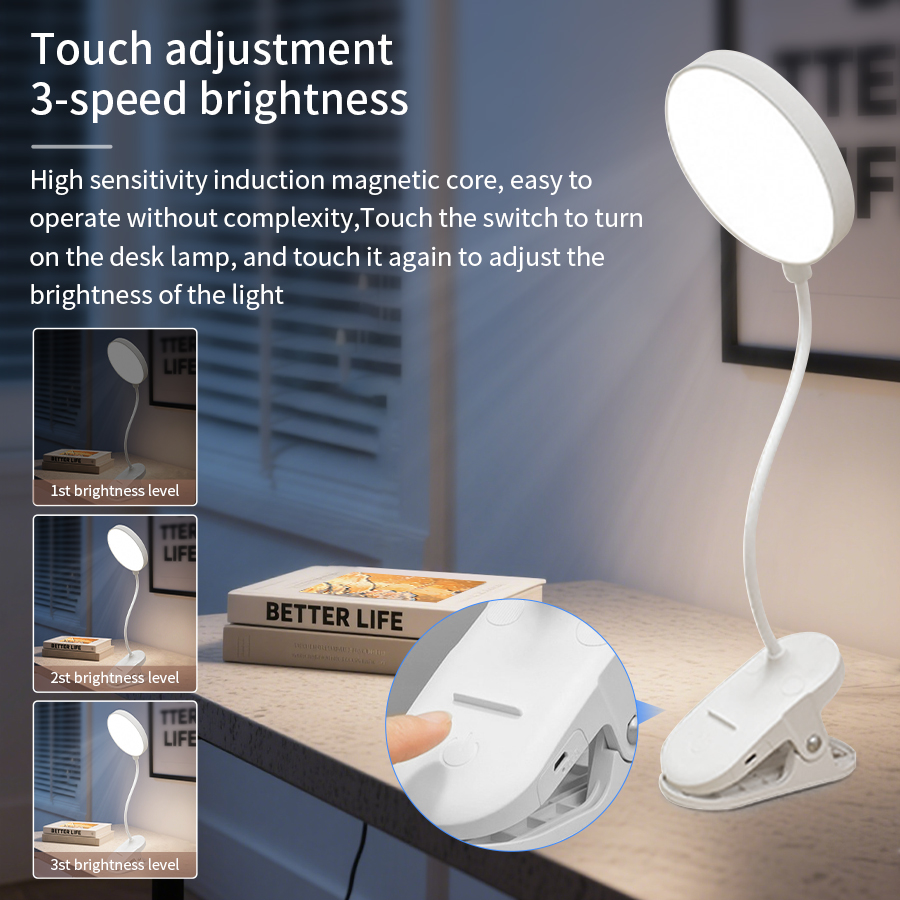 Lampu Meja LED Clip 360 °   La - Phone Holder ulasan dan harga