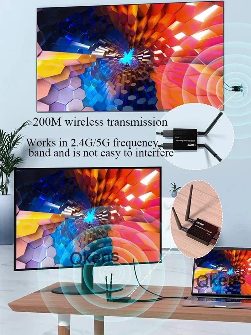 Pemancar dan Penerima Video Au - Hdmi Adapter ulasan dan harga