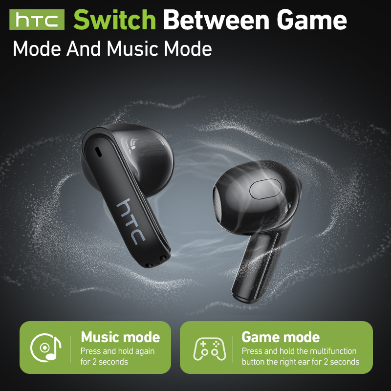 Earbud Gaming Nirkabel hTC Lay - Headphones Wireless ulasan dan harga