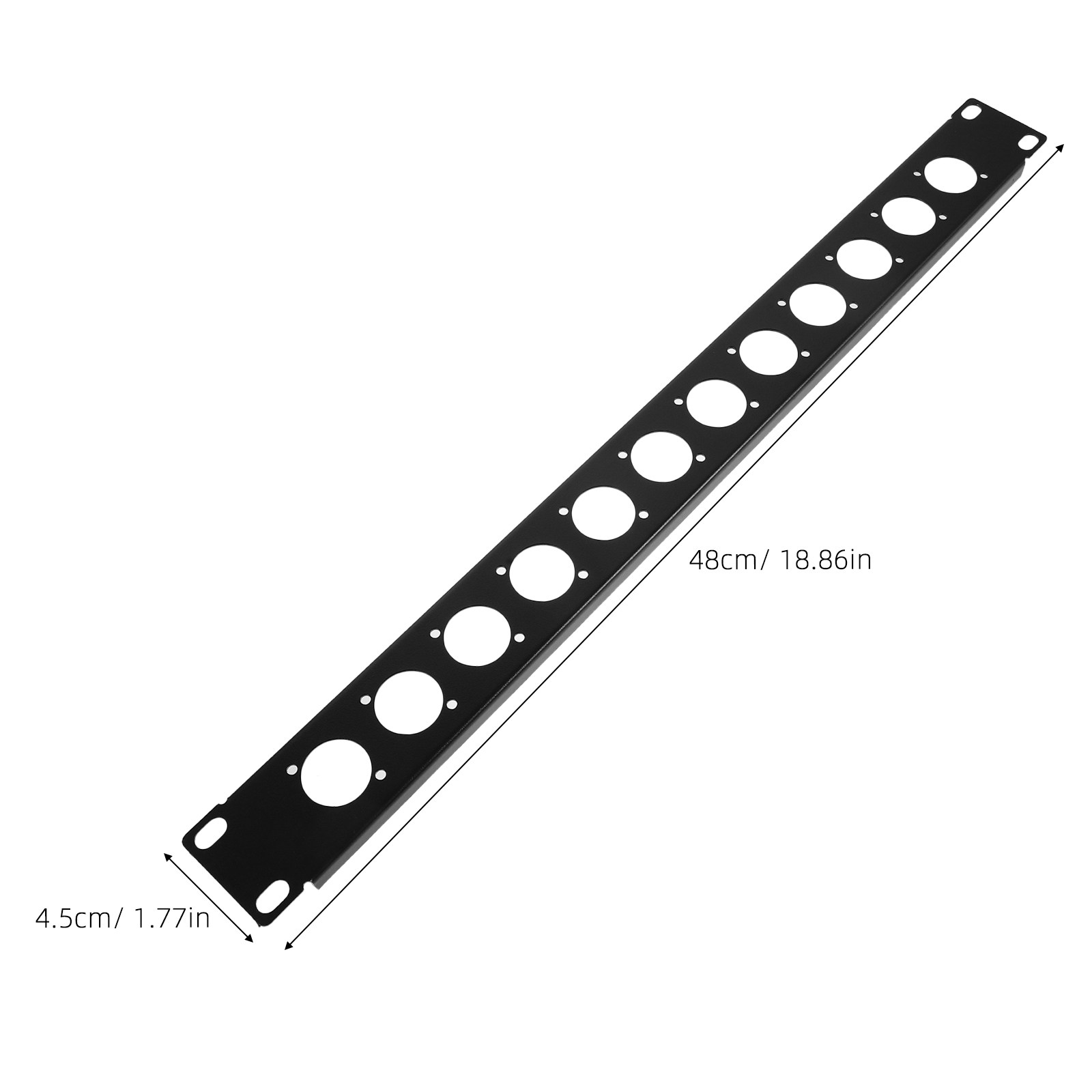 12 Port, Panel Audio yang Dapa - Cable Organizer ulasan dan harga