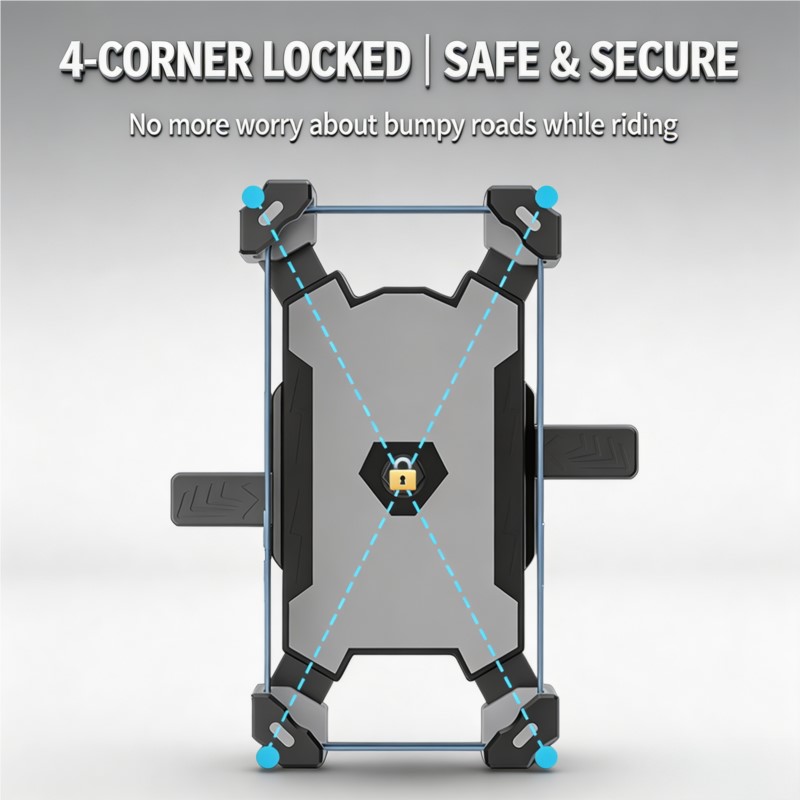 Dudukan Ponsel Pengendara Sepe - Phone Holder ulasan dan harga